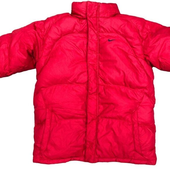 Vintage Nike Jacket XL Red Nike Puffer Jacket - Picture 5 of 16